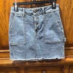 GBX Blue Denim Mini Skirt